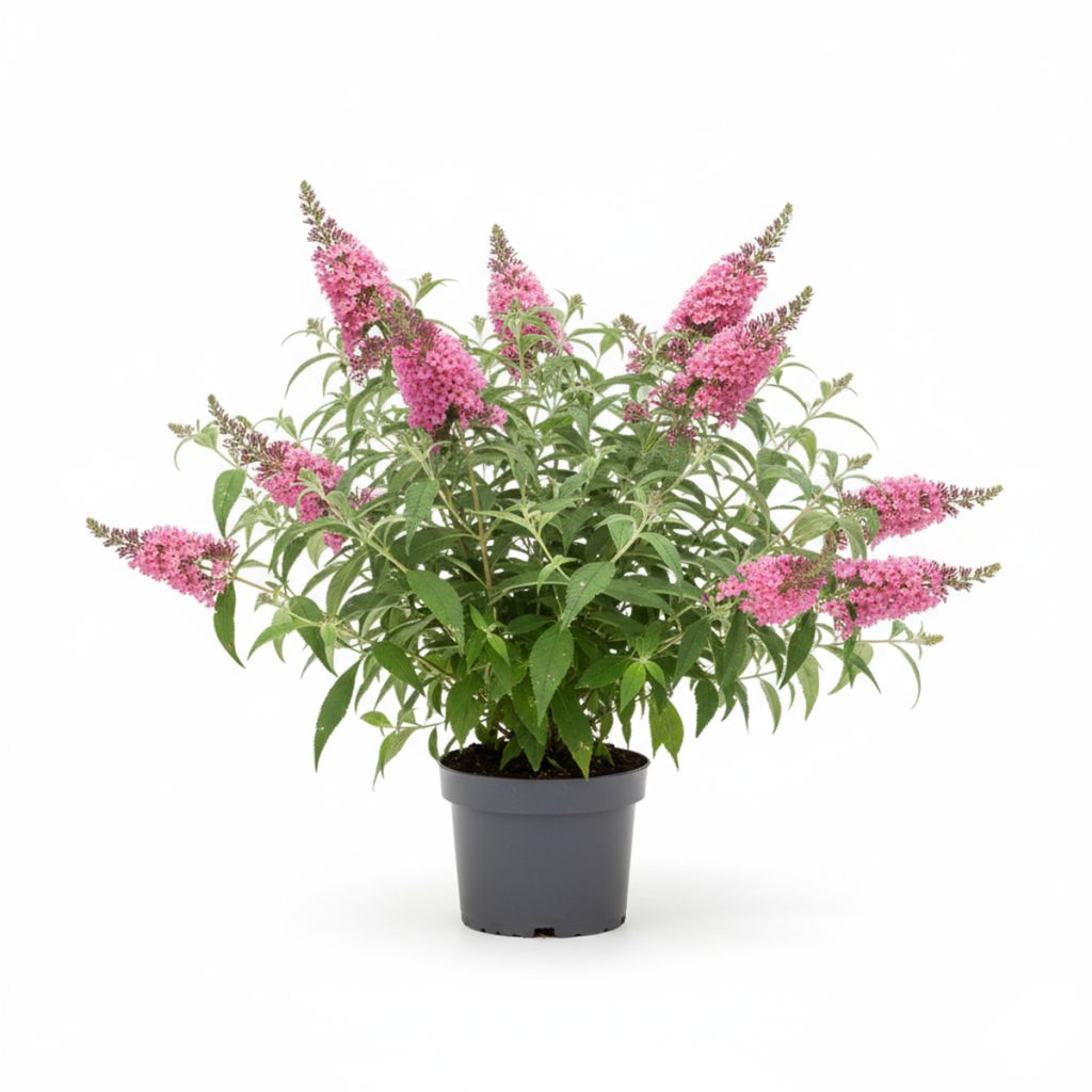 Arbre à papillons rose