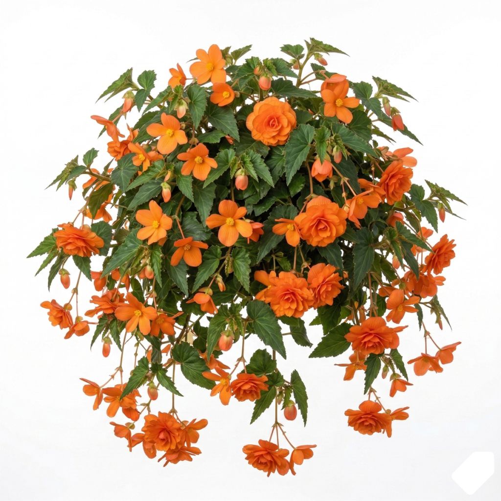 Bégonia retombant orange