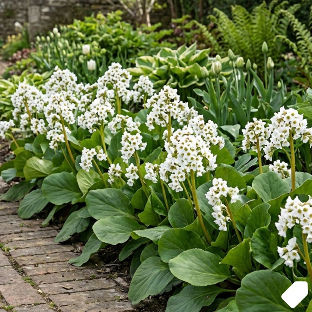 Bergenia blanc