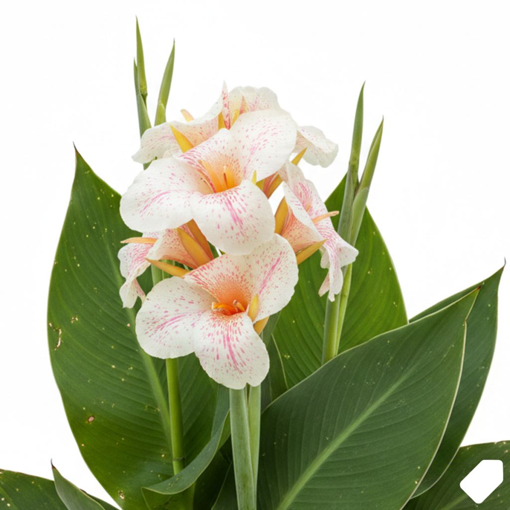 Canna crème et rose