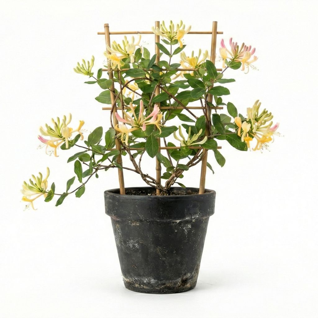 Chèvrefeuille des bois à fleurs jaunes dorées