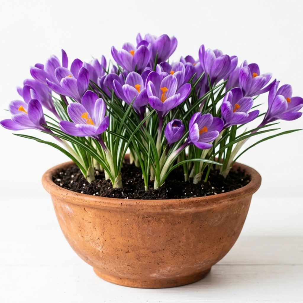 Crocus botanique violet