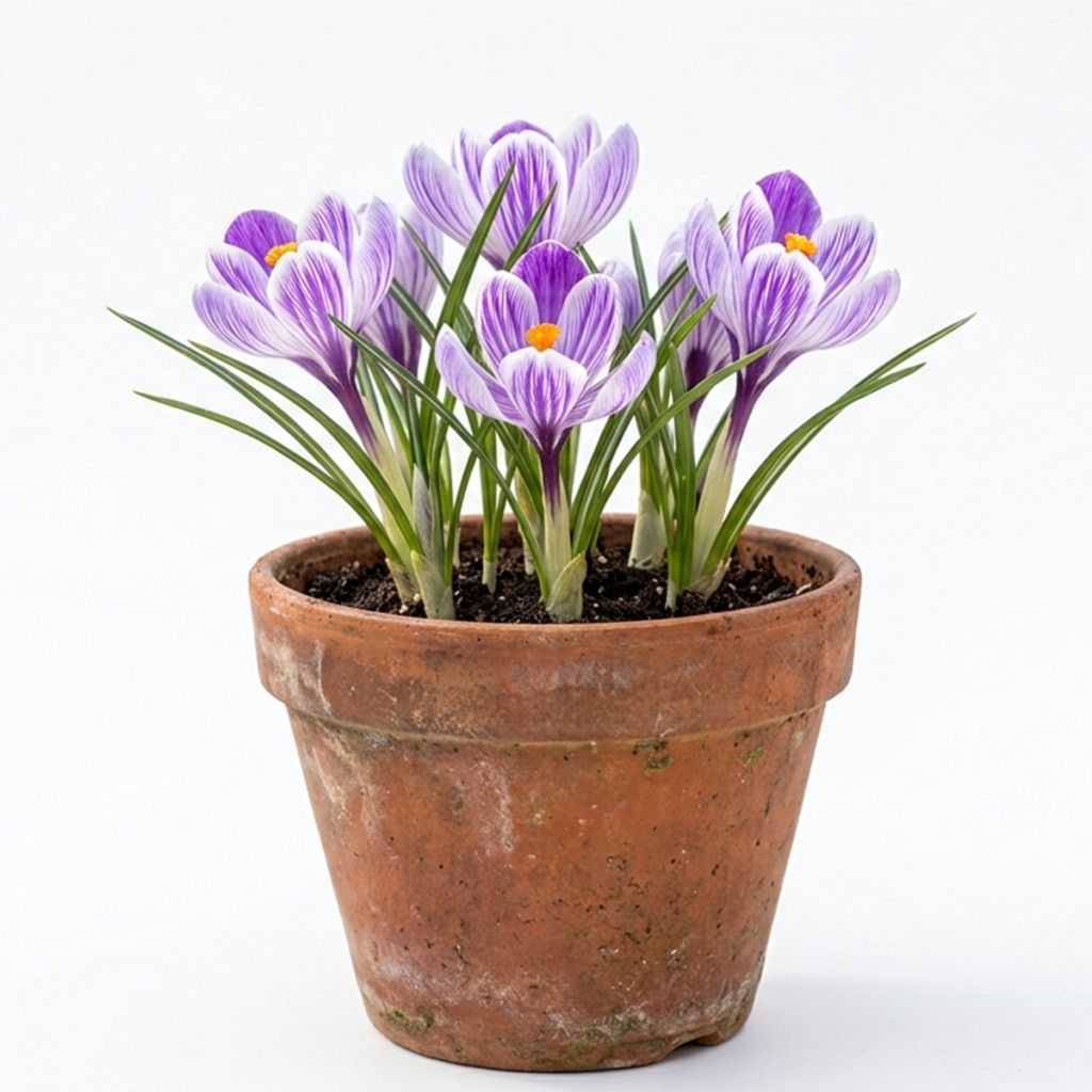 Crocus de printemps rayé