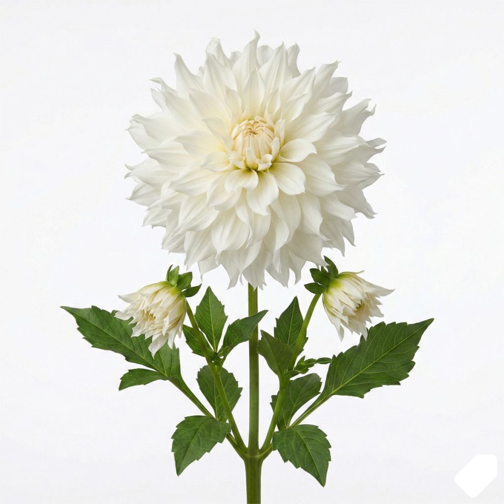 Dahlia géant blanc