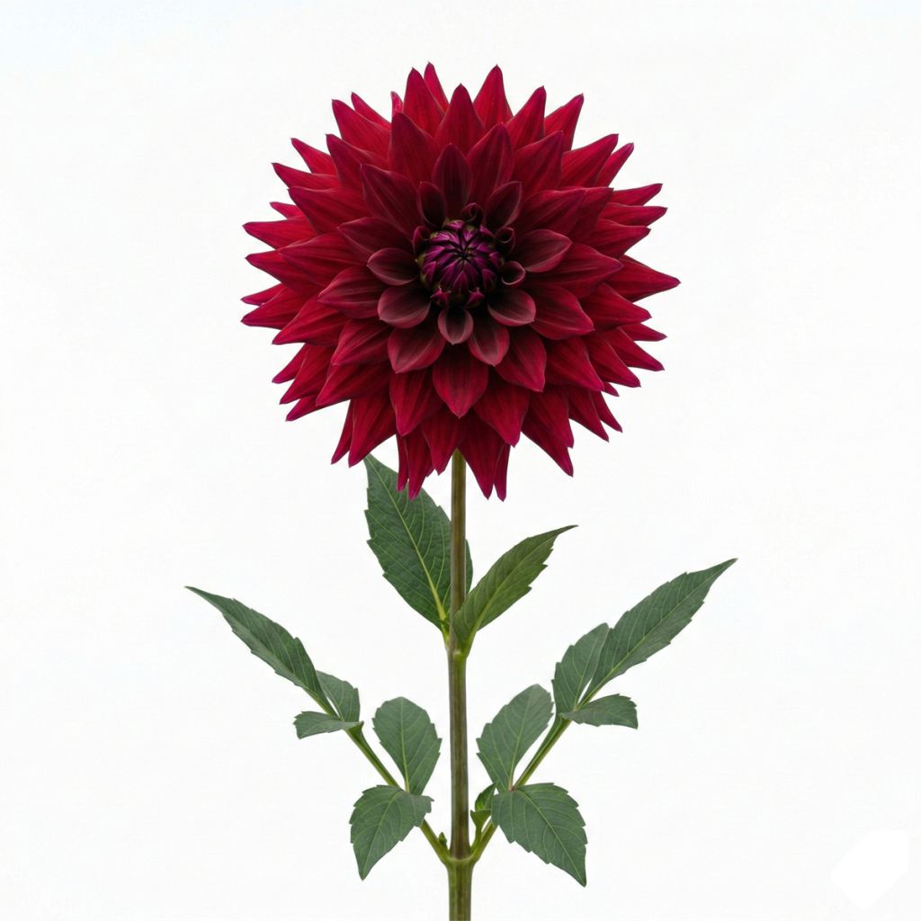 Dahlia géant rouge pourpre
