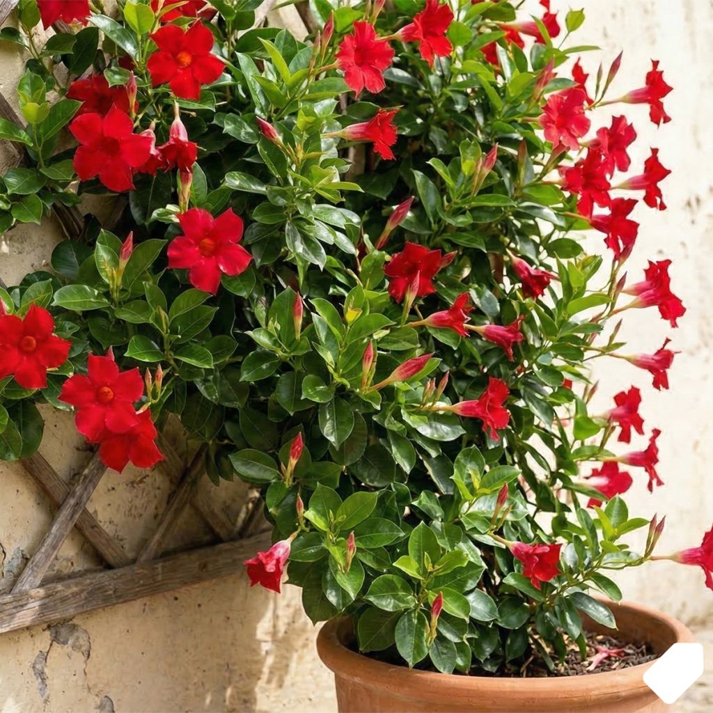 Dipladenia rouge