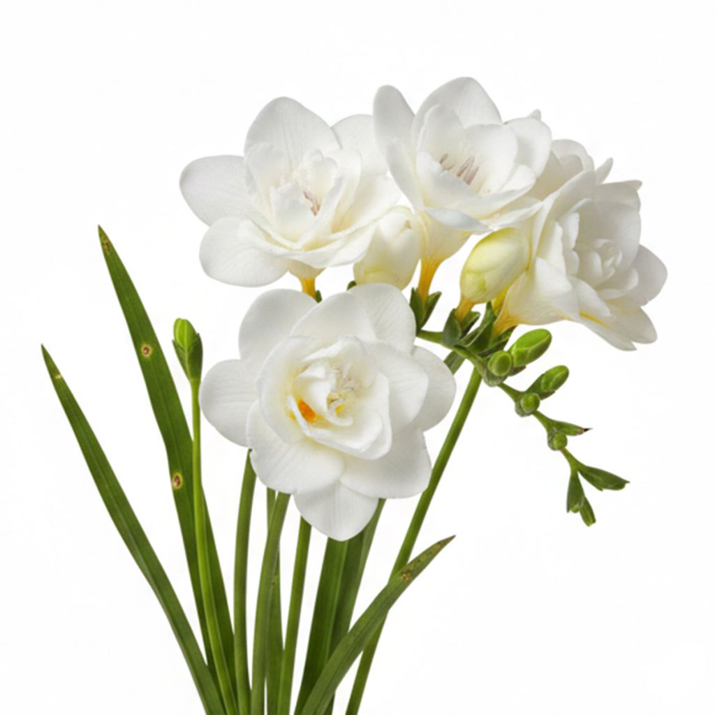 Freesia double blanc