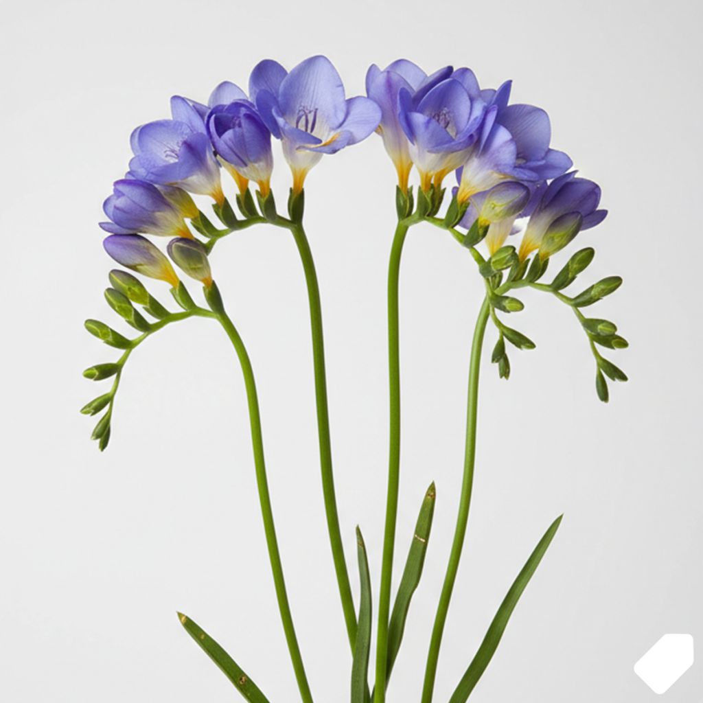 Freesia simple bleu