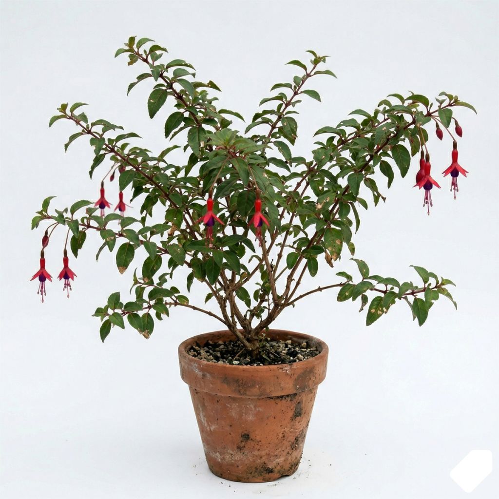 Fuchsia rouge et violet grand