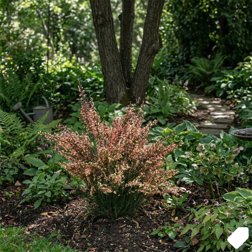 Genêt à balai lilas et crème