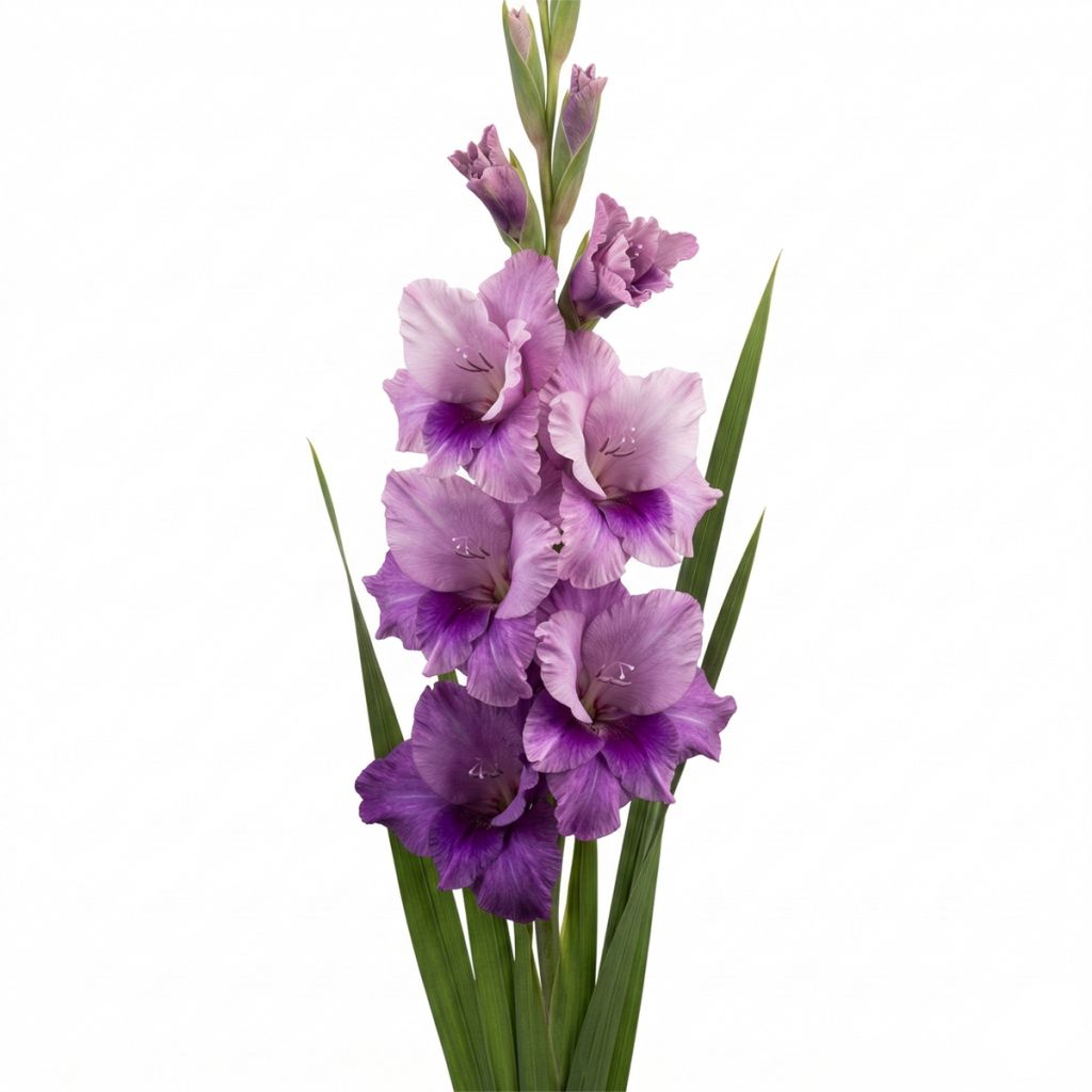 Glaïeul à grandes fleurs violet