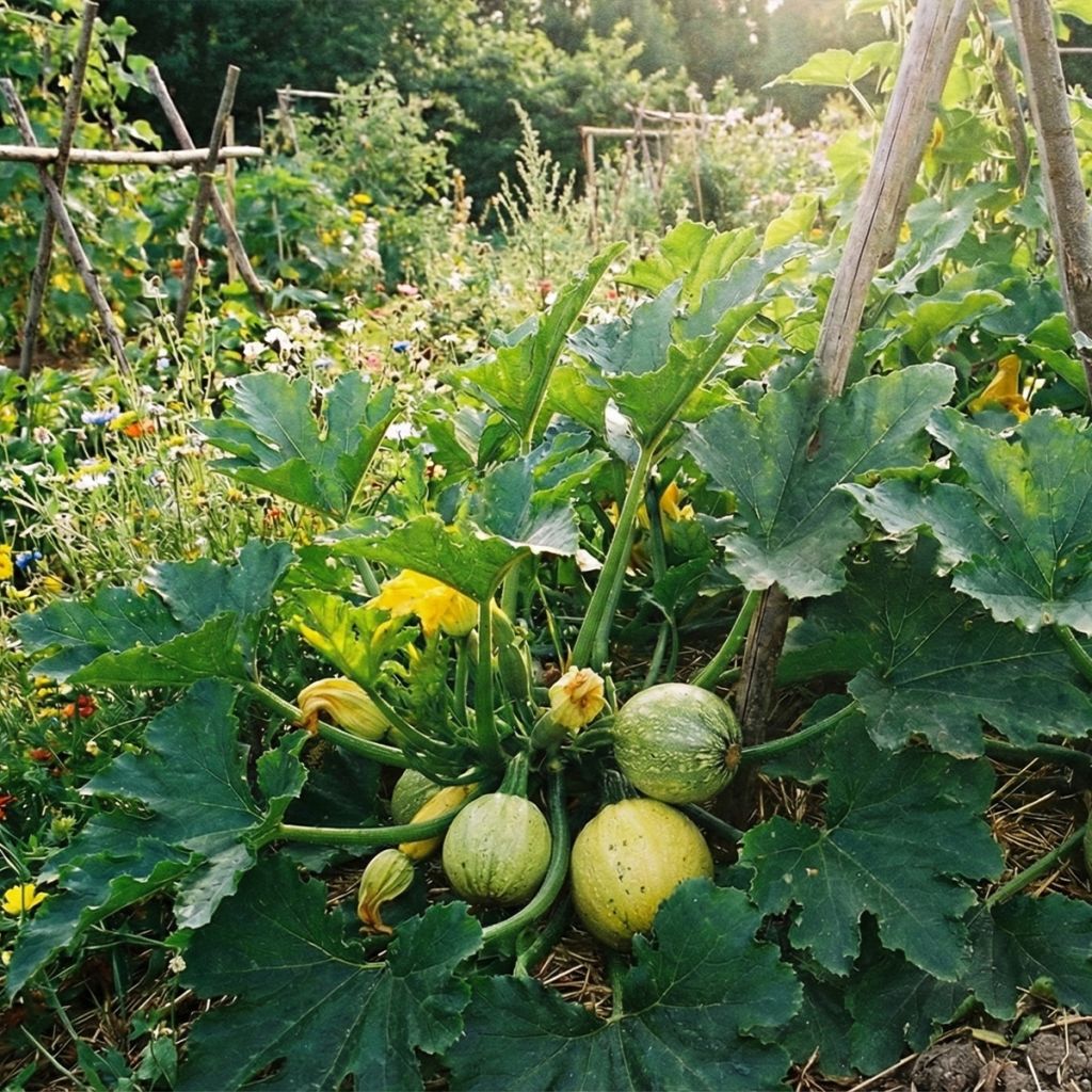 Graines de Courgette de Nice à fruit rond