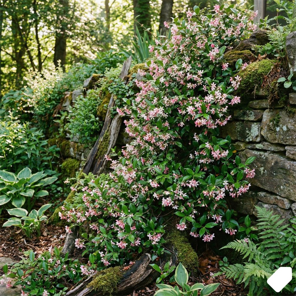 Jasmin étoilé rose