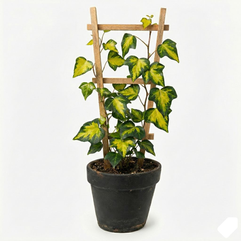 Lierre commun vert panaché de jaune