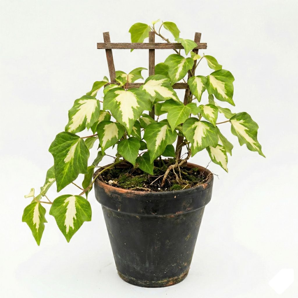 Lierre panaché à grandes feuilles