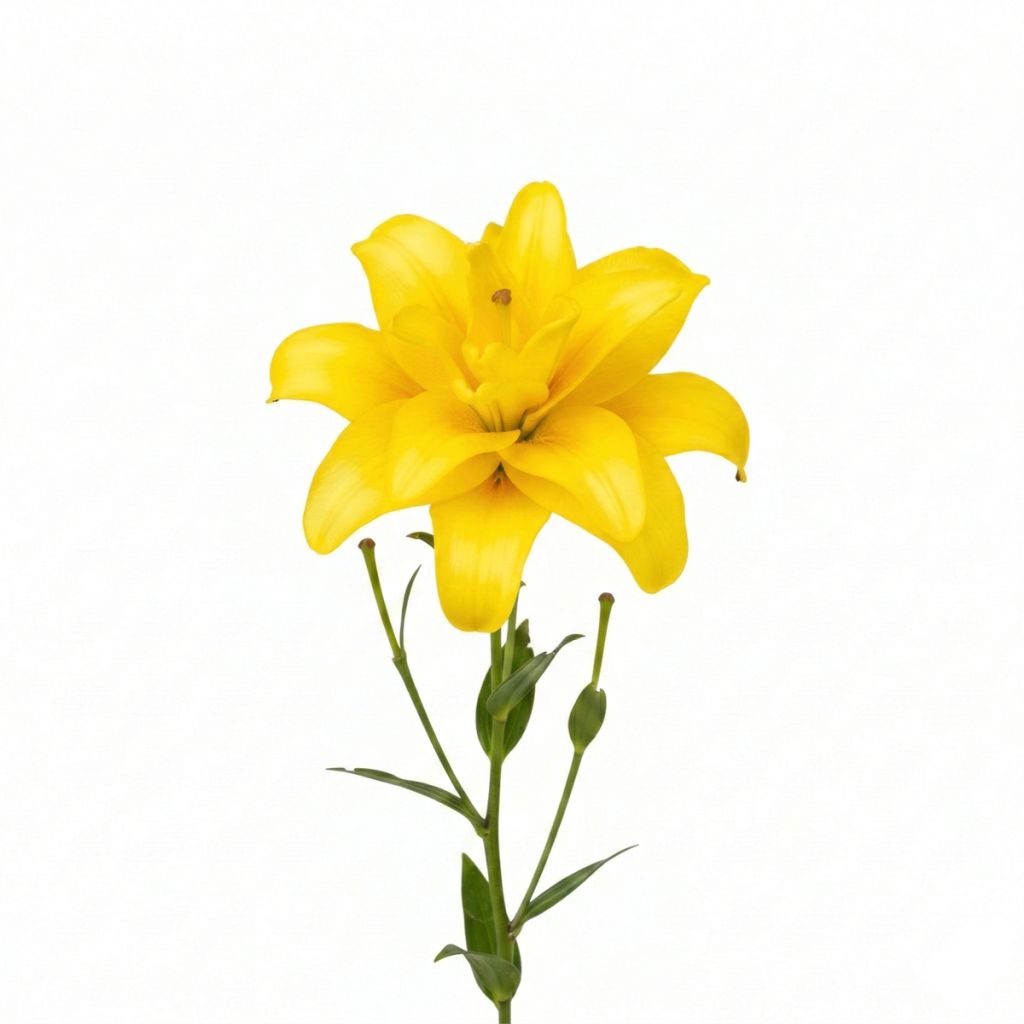 Lis hybride double jaune