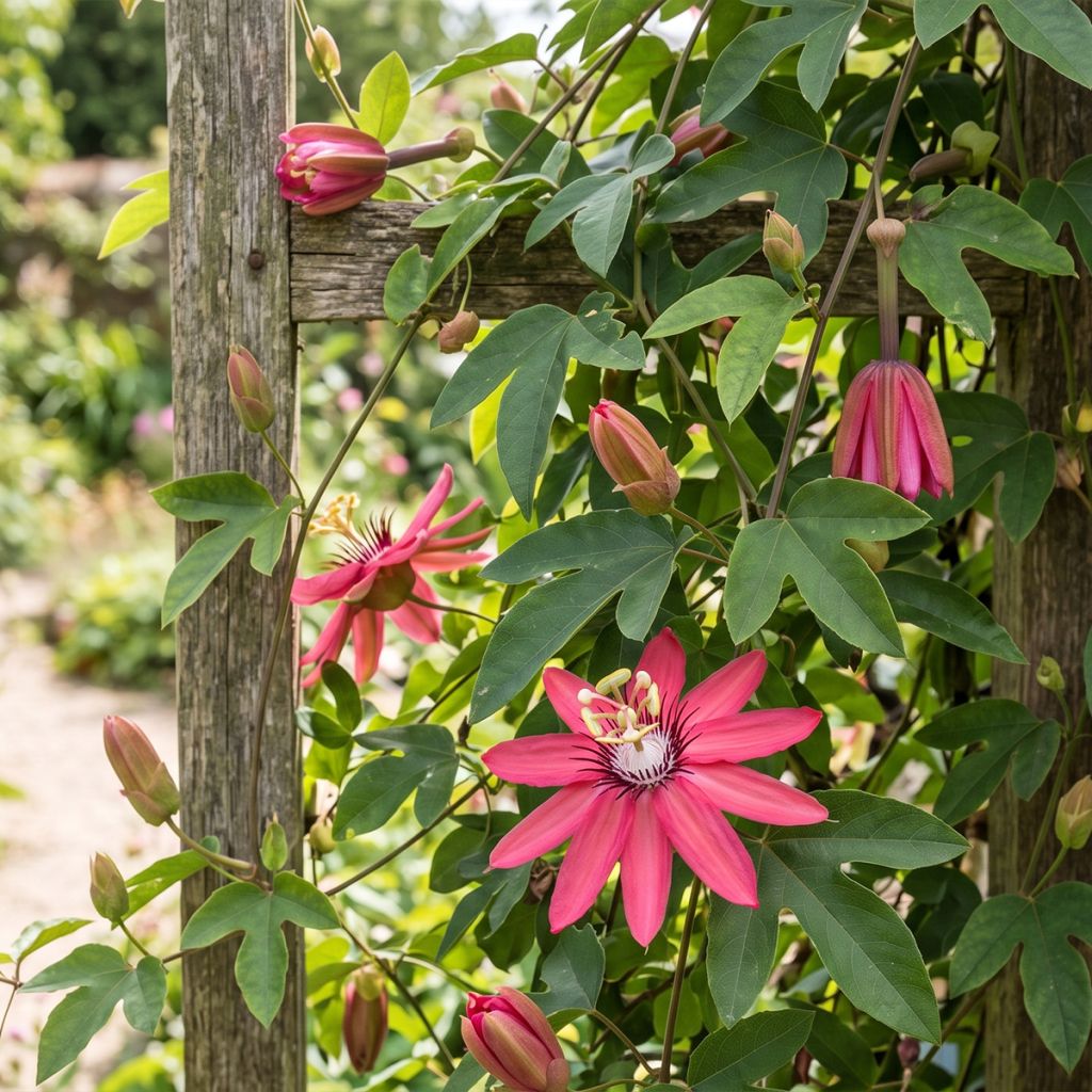 Passiflore rose