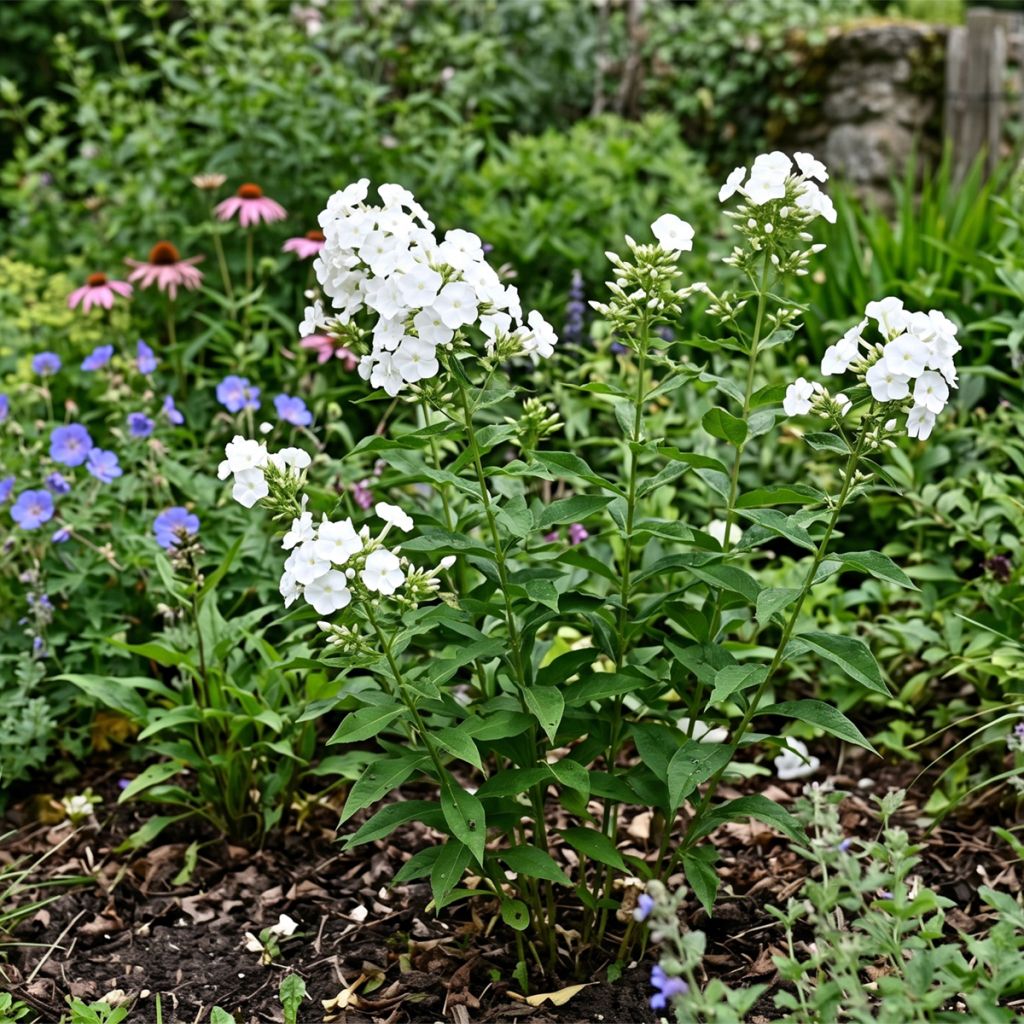 Phlox blanc