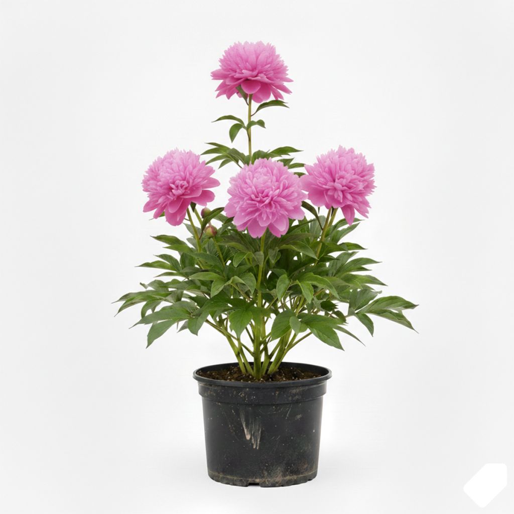 Pivoine double rose