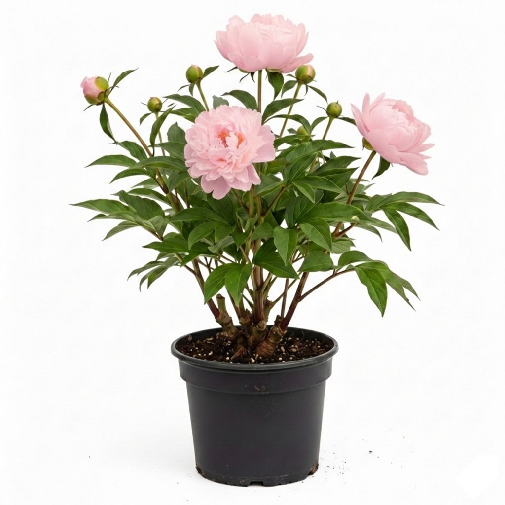Pivoine double rose parfumée
