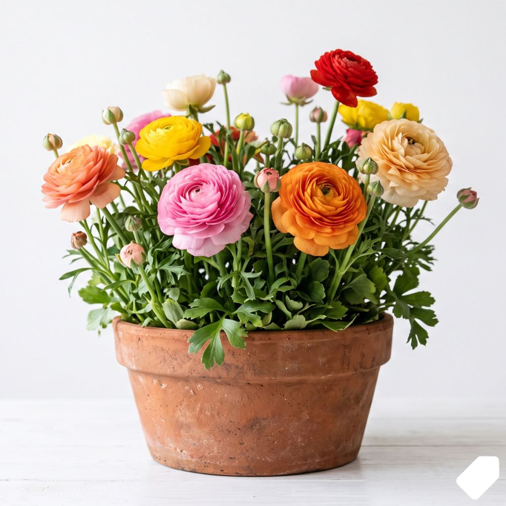Renoncule des fleuristes, mélange de bulbes