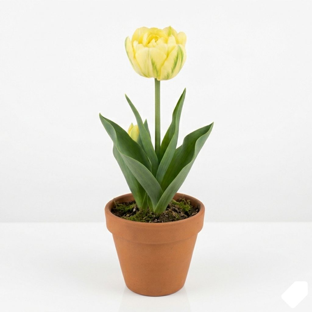 Tulipe double jaune